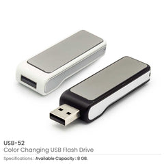 Custom Printed Color Changing Logo USB 8Gb | Logo Branding Corporate Gift | UAE Delivery | Yalla Printing UAE