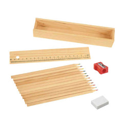 Custom Printed Colored Pencils Set With Wooden Box | Exhibitions, Conferences, Corporate Events | Yalla Printing UAE