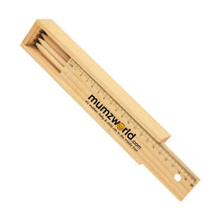 Custom Printed Colored Pencils Set With Wooden Box | Exhibitions, Conferences, Corporate Events | Yalla Printing UAE