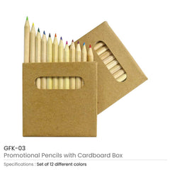 Custom Printed Colored Pencils Pack | Exhibitions, Conferences, Corporate Events | Yalla Printing UAE