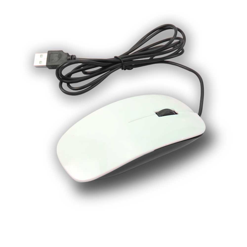 Custom Printed Optical Computer Mouse, With Wired USB - Portable Structure | Logo Branding Corporate Gift | UAE Delivery | Yalla Printing UAE