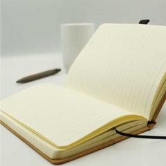 Cork Notebook & Ball Pen Gift Set | Logo Printed Business Gift – Yalla Printing UAE