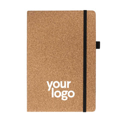 Cork Notebook & Ball Pen Gift Set | Logo Printed Business Gift – Yalla Printing UAE