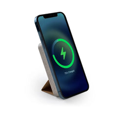 Custom Printed Cork Magsafe Wireless Powerbank With Foldable Stand, 15W, 10000 Mah | Logo Branding Corporate Gift | UAE Delivery | Yalla Printing UAE