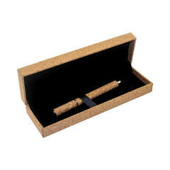 Cork Pen Box with Velvet Interior | Logo Printed Business Gift – Yalla Printing UAE