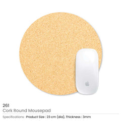Cork Round Mouse Pads – Yalla Printing UAE