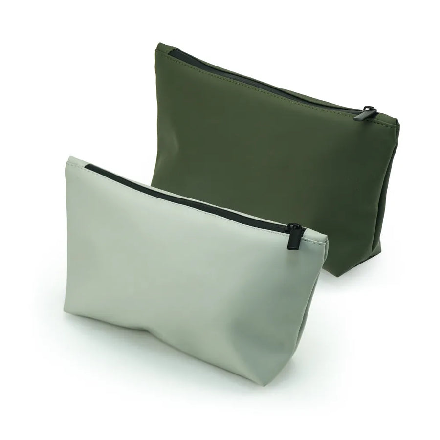 Cosmetic Pouch With Zipper In Soft Pu Material
