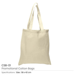 Custom Printed Promotional Cotton Bags 145 Gsm - Cotton Fabric | Custom Branded Bag | UAE Delivery | Yalla Printing UAE