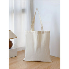 Custom Printed Promotional Cotton Shopping Bags 170 Gsm With Long Handle - Cotton Fabric | Custom Branded Bag | UAE Delivery | Yalla Printing UAE
