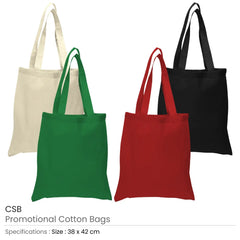 Custom Printed Promotional Cotton Bags 145 Gsm - Cotton Fabric | Custom Branded Bag | UAE Delivery | Yalla Printing UAE