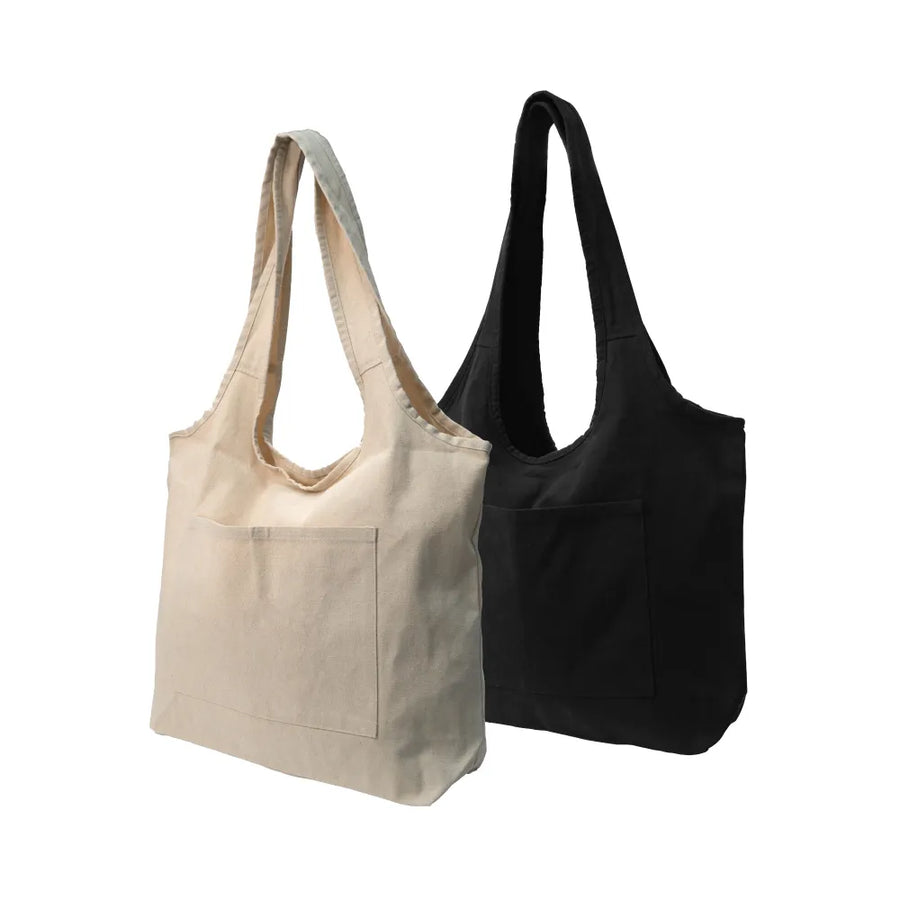 Cotton Hobo Bags with Front Pocket , 10 oz (340 GSM) | Corporate Gifts & Promotions – Yalla Printing UAE