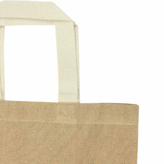 Custom Printed Cotton Like Jute Bags With Webbing Handle 250Gsm - Cotton Fabric | Custom Branded Bag | UAE Delivery | Yalla Printing UAE
