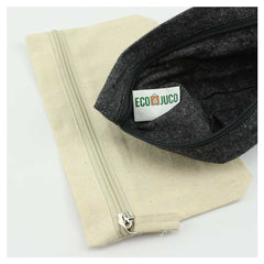 Custom Printed Cotton Pouch With Front Zipper - Cotton Fabric | Custom Branded Bag | UAE Delivery | Yalla Printing UAE