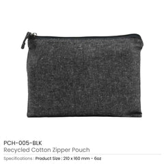 Custom Printed Multi - Purpose Cotton Zipper Pouch 6 Oz - Cotton Fabric | Exhibitions, Conferences, Corporate Events | Yalla Printing UAE