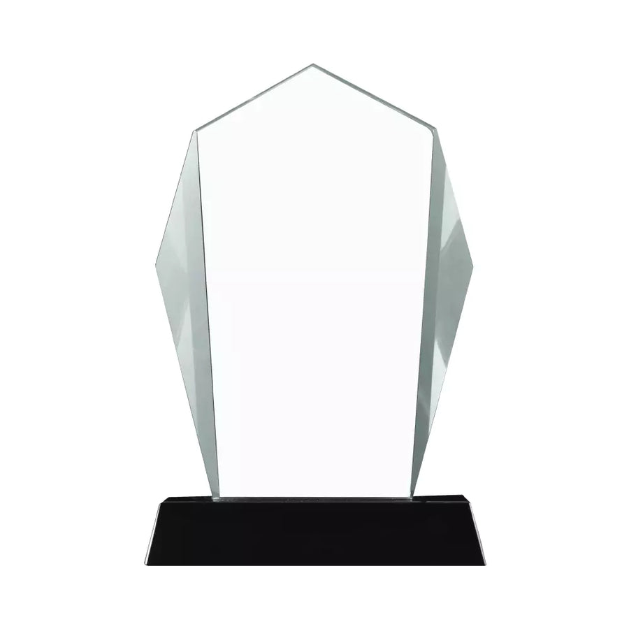 Crystal Award with Black Base in Wooden Box | Corporate Recognition Gift – Yalla Printing UAE