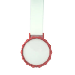 Glass Medals with Metal Frame and 3cm White Ribbon | Restaurant & Takeaway Branding – Yalla Printing UAE