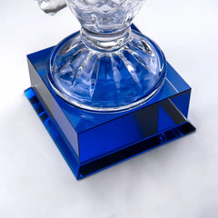 Custom Printed Large Crystal Glass Trophy Cup With Chocolate Gift Edition | Exhibitions, Conferences, Corporate Events | Yalla Printing UAE