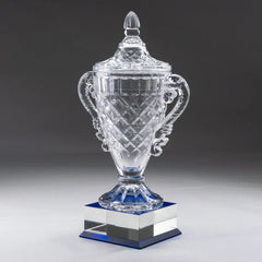 Custom Printed Large Crystal Glass Trophy Cup With Chocolate Gift Edition | Exhibitions, Conferences, Corporate Events | Yalla Printing UAE