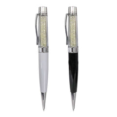 Custom Printed Crystal Metal Pens - Stainless Steel | Logo Branding Corporate Gift | UAE Delivery | Yalla Printing UAE