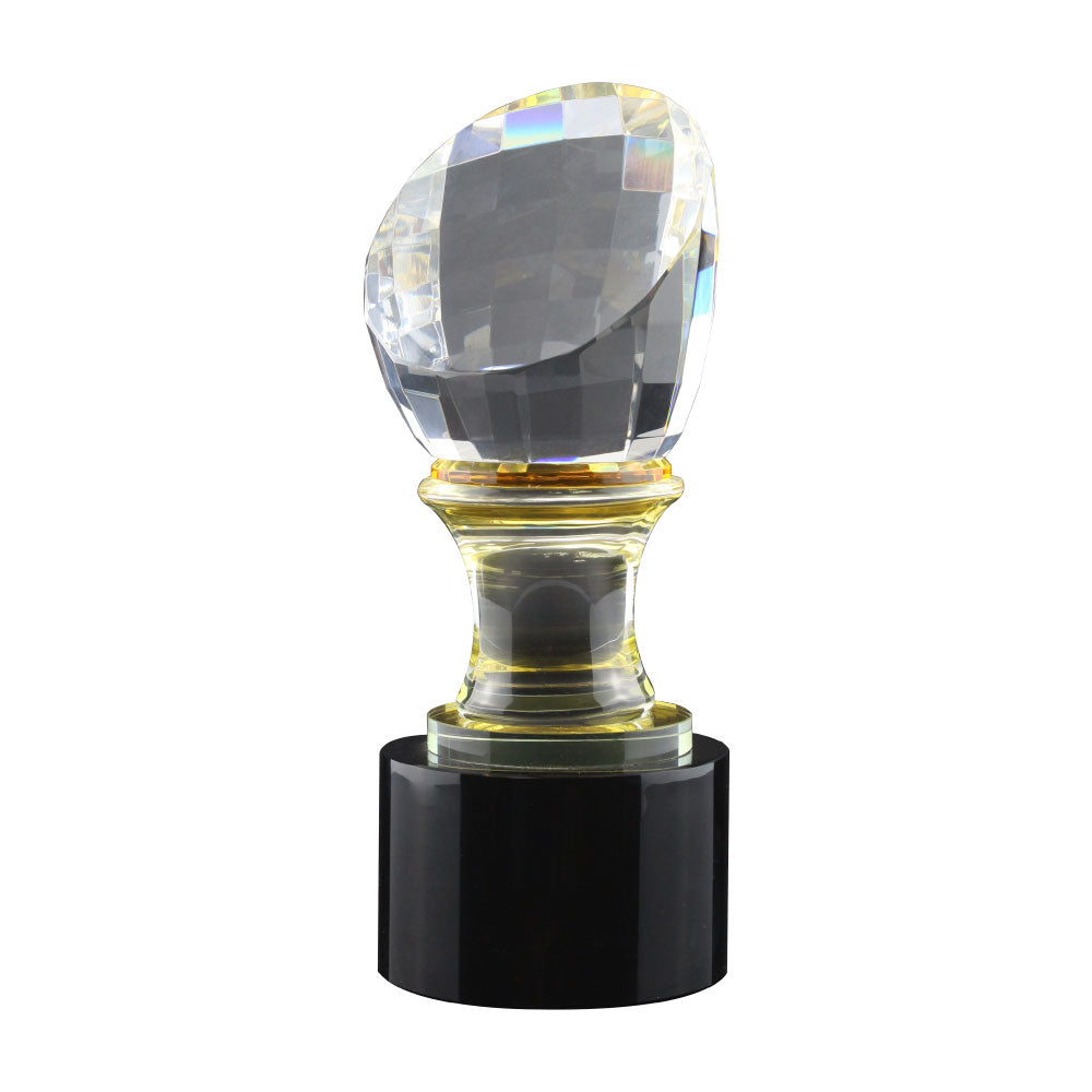 Custom Printed Crystal Trophy In Wooden Box | Custom Packaging Printing | Free Design Support | Yalla Printing UAE