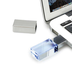 Custom Printed Crystal USB Flash Drives | Logo Branding Corporate Gift | UAE Delivery | Yalla Printing UAE