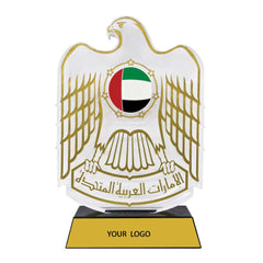 Custom Printed UAE Falcon Crystal Cr - 10 | Exhibitions, Conferences, Corporate Events | Yalla Printing UAE