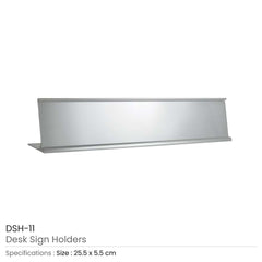 Custom Printed Desk Sign Holders | Logo Branding Corporate Gift | UAE Delivery | Yalla Printing UAE