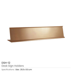 Custom Printed Desk Sign Holders | Logo Branding Corporate Gift | UAE Delivery | Yalla Printing UAE