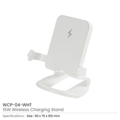 Custom Printed Desktop Wireless Charging Stands 15W Fast Charging | Logo Branding Corporate Gift | UAE Delivery | Yalla Printing UAE