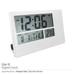 Custom Printed Digital Clocks | Logo Branding Corporate Gift | UAE Delivery | Yalla Printing UAE
