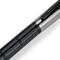 Custom Printed Dorniel Designs Brand Pens, Matte Black, Twist Action, Blue Ink | Logo Branding Corporate Gift | UAE Delivery | Yalla Printing UAE