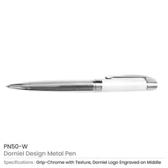 Custom Printed Dorniel Designs Metal Pens - Stainless Steel | Exhibitions, Conferences, Corporate Events | Yalla Printing UAE