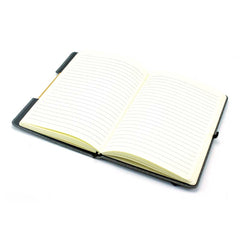 Custom Printed Notebook With Foldable Cover A5 - Bamboo | Logo Branding Corporate Gift | UAE Delivery | Yalla Printing UAE