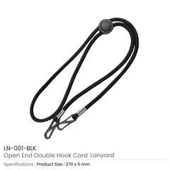 Custom Printed Double Hook Cord Lanyards - Premium Polyester Fabric | Premium Signage & Display Printing | Free Design Support | Yalla Printing UAE