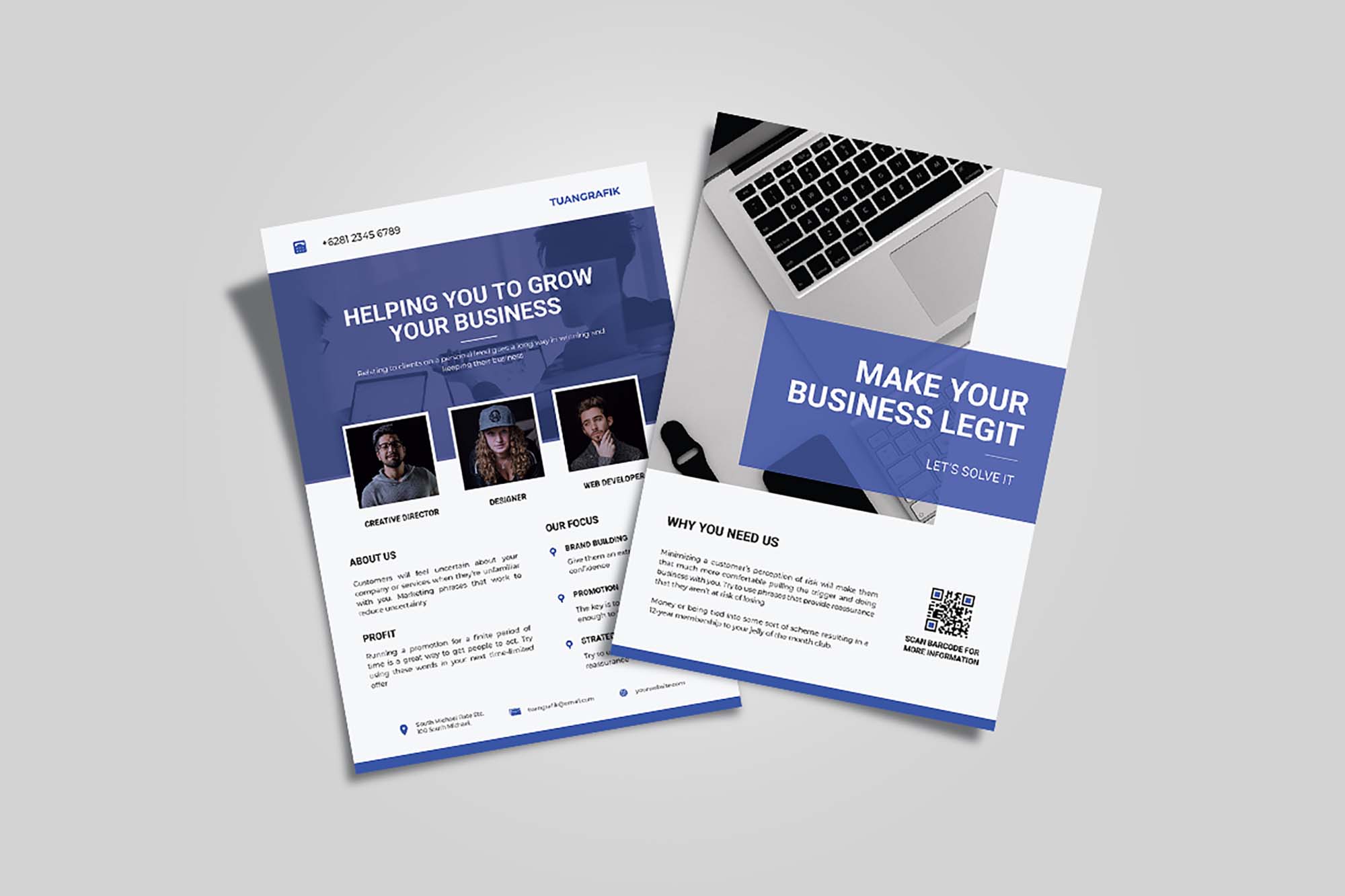 A4 Double-Sided Flyer – Premium Full-Color Printing for Versatile Marketing | Yalla Printing