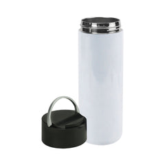 Custom Printed Double Wall Ss Bottle, Twist - Off Lid With Phone Holder 600 Ml - Stainless Steel | Logo Branding Corporate Gift | UAE Delivery | Yalla Printing UAE