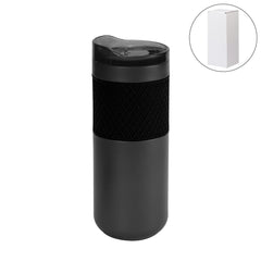 Custom Printed Double Wall Ss Bottles Slide - Lock Pp Lid 532Ml | Logo Branding Corporate Gift | UAE Delivery | Yalla Printing UAE