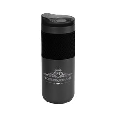 Custom Printed Double Wall Ss Bottles Slide - Lock Pp Lid 532Ml | Logo Branding Corporate Gift | UAE Delivery | Yalla Printing UAE