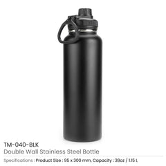 Custom Printed Double Wall Stainless Steel Bottles - Stainless Steel | Logo Branding Corporate Gift | UAE Delivery | Yalla Printing UAE
