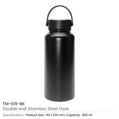 Double Wall Stainless Steel Flask | Custom Packaging Printing | Free Design Support | Yalla Printing UAE