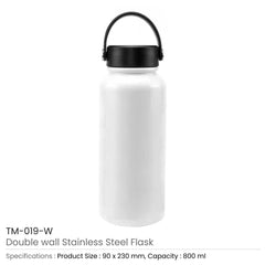 Double Wall Stainless Steel Flask | Custom Packaging Printing | Free Design Support | Yalla Printing UAE