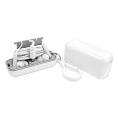 Custom Printed Earphones With Protective Case | Logo Branding Corporate Gift | UAE Delivery | Yalla Printing UAE