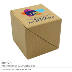 ECO Paper Cube Box | Custom Packaging Printing | Free Design Support | Yalla Printing UAE