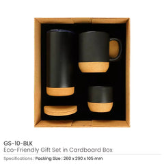 Custom Printed Cork Drinkware Ramadan Gift Sets In A Cardboard Gift Box - Cardboard / Corrugated Board | Custom Packaging Printing | Free Design Support | Yalla Printing UAE