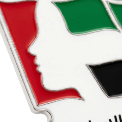 Custom Printed Emirati Women's Day Badges in Metal with Magnet Attachment | Corporate Award & Recognition Gift | UAE Delivery | Yalla Printing UAE