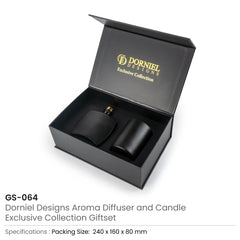 Exclusive Collection Giftset Aroma Diffuser and Scented Candle | Custom Packaging Printing | Free Design Support | Yalla Printing UAE