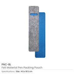 Custom Printed Felt Material Pen Packaging Pouch | Custom Branded Bag | UAE Delivery | Yalla Printing UAE