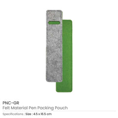 Custom Printed Felt Material Pen Packaging Pouch | Custom Branded Bag | UAE Delivery | Yalla Printing UAE