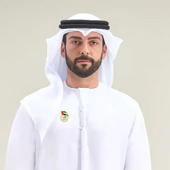 Custom Printed Flag Design Metal Badges With Magnet Attachment - Stainless Steel | Exhibitions, Conferences, Corporate Events | Yalla Printing UAE