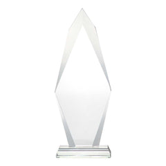 Custom Printed Flame Shaped Crystal Awards | Custom Packaging Printing | Free Design Support | Yalla Printing UAE
